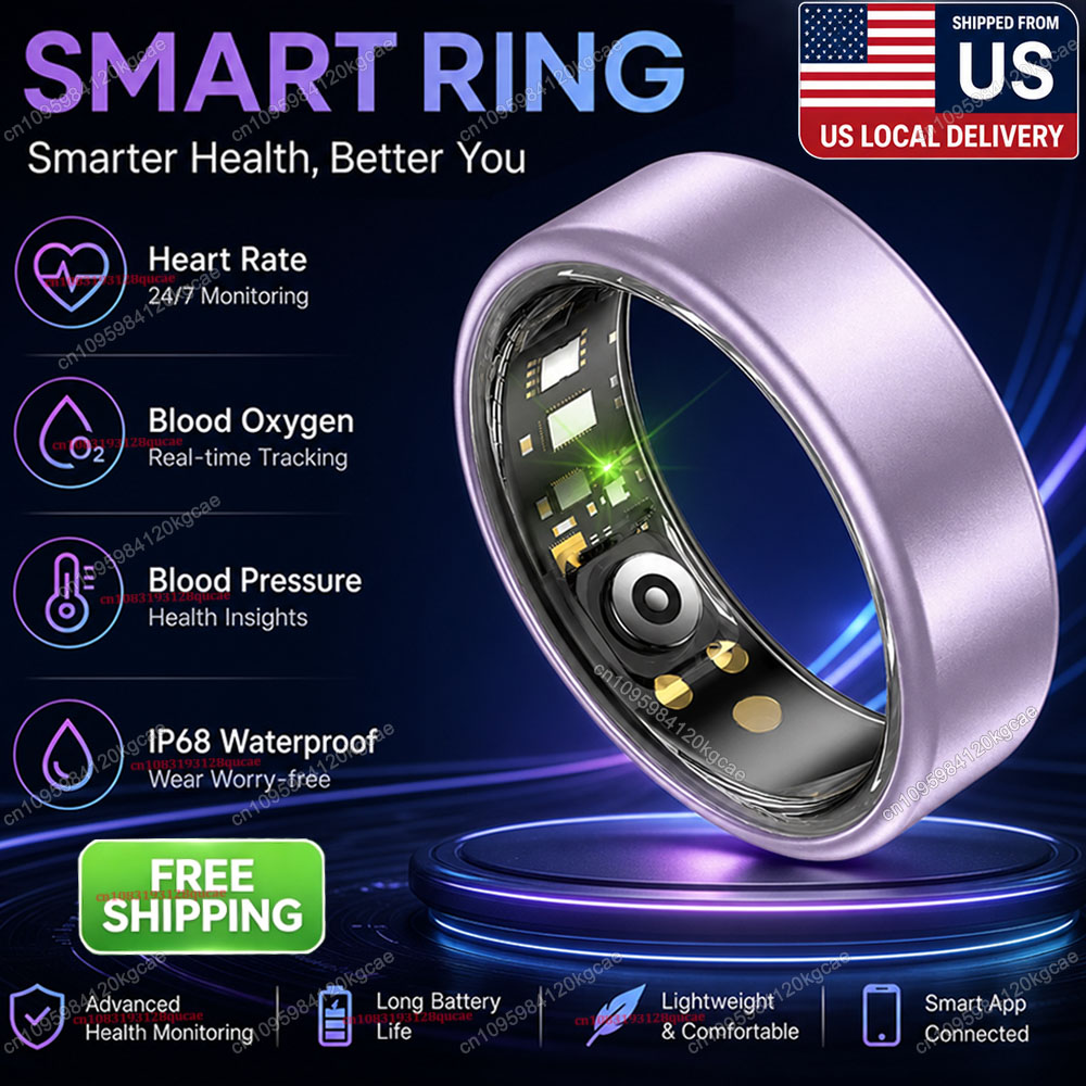 Health Monitors - Anel Inteligente com Monitor de Frequência