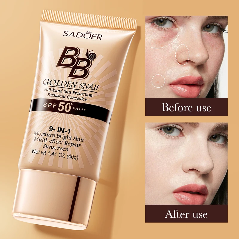 Spf 50 Waterproof Sunscreen - Protetor solar spf50 bb creme rosto