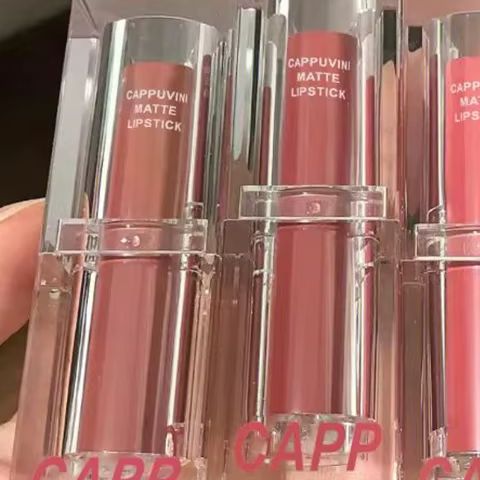 Matte Velvet Lip Tint Long Lasting - Batom acrílico transparente 6 cores batom