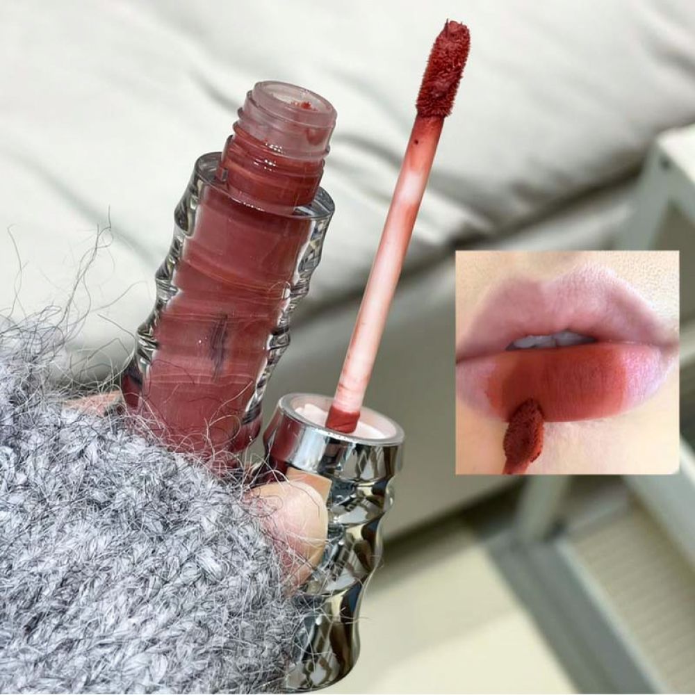 Matte Velvet Lip Tint Long Lasting - Para Kakashow, Tinta Labial Matte Aveludada,