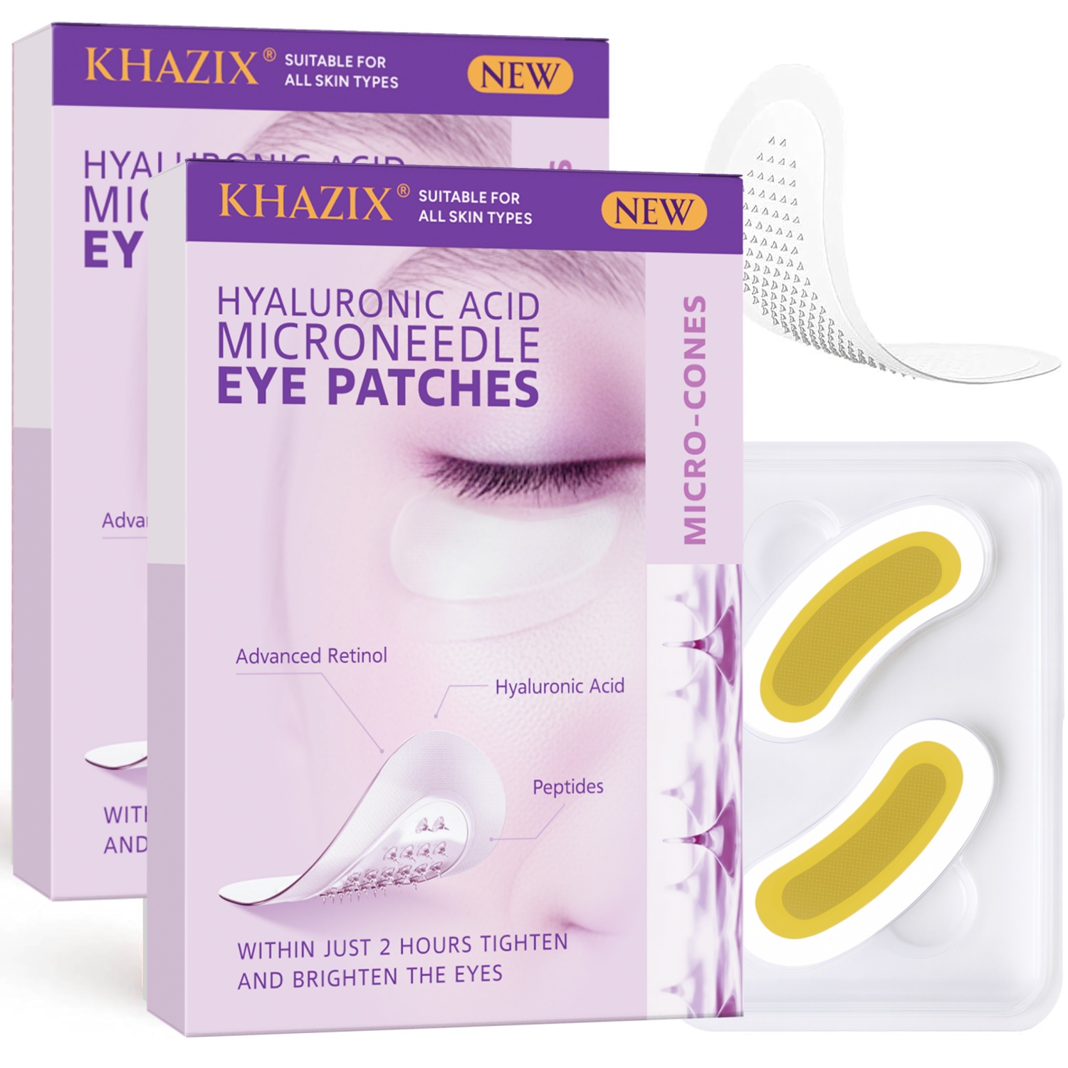 Skincare - Patches para Olhos com Ácido Hialurônico