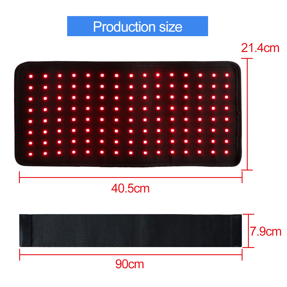 Cinto de Fototerapia LED Verme - Led Light Therapy Face Mask avaliação e preço