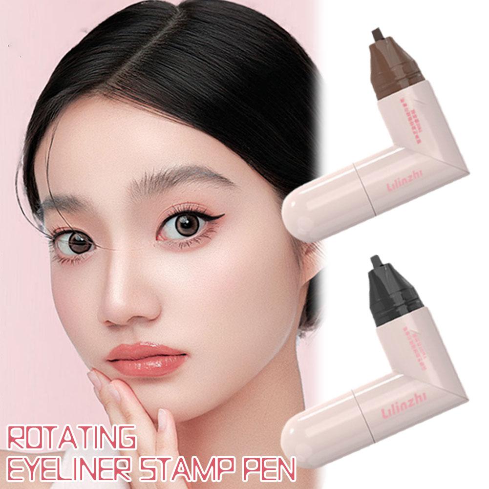 Diy girar delineador selo inte - Waterproof Liquid Eyeliner Pen avaliação e preço