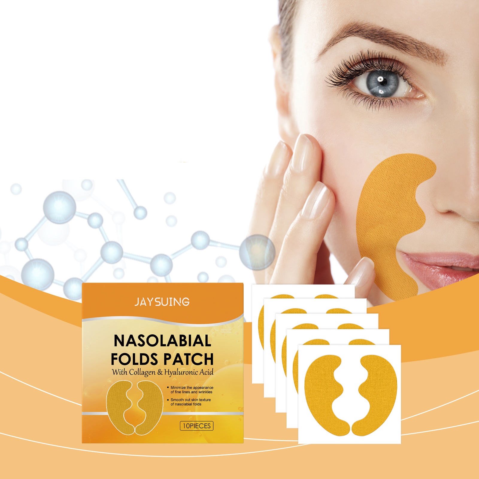 Adesivo Antirrugas com Ácido H - Collagen Under Eye Patches avaliação e preço
