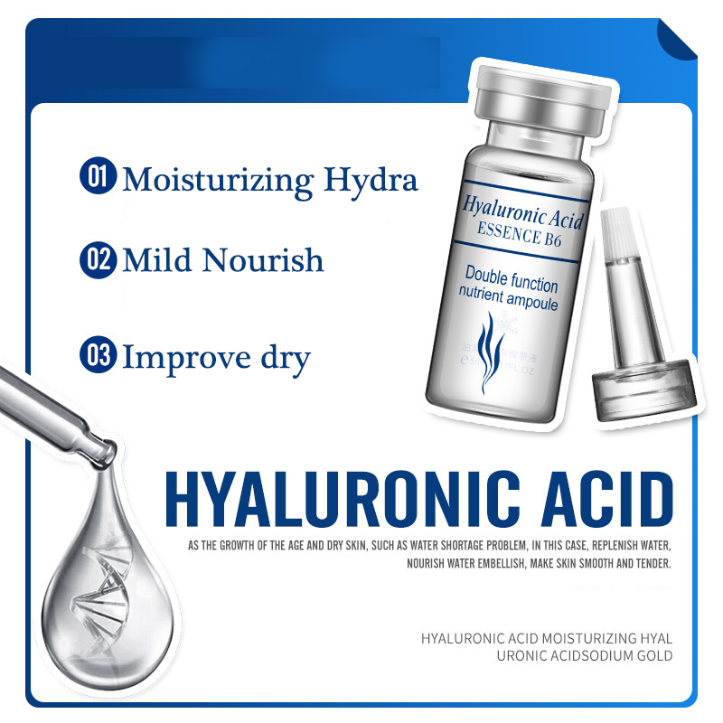 Bioaqua 10 pçs/lote ácido hial - Hyaluronic Acid Facial Serum avaliação e preço
