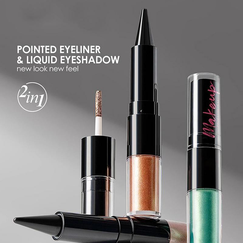 Sombra líquida colorida 2 em 1 - Waterproof Liquid Eyeliner Pen avaliação e preço