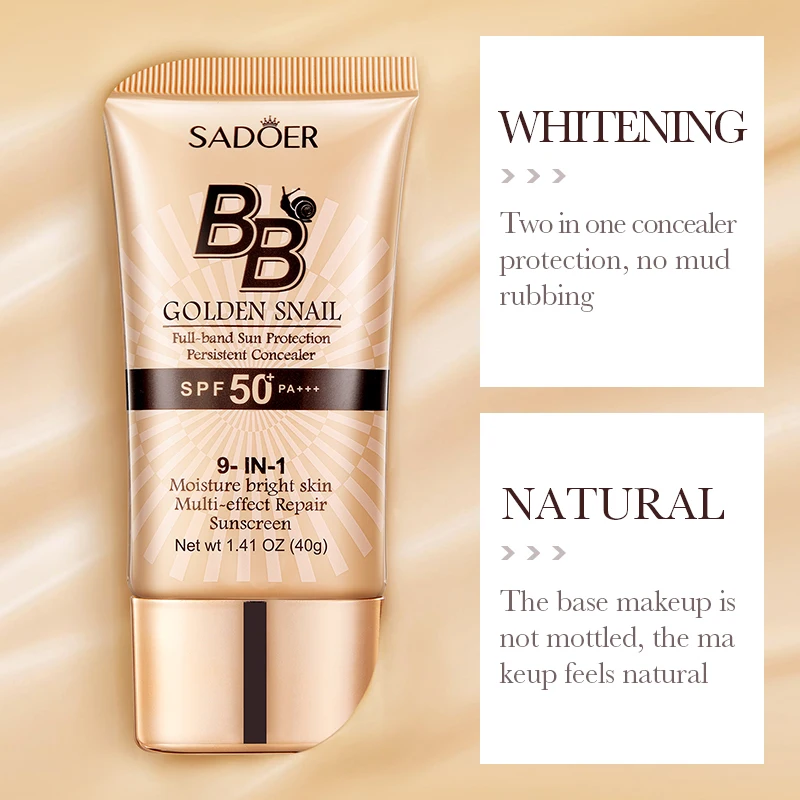 Protetor solar spf50 bb creme  - Spf 50 Waterproof Sunscreen avaliação e preço