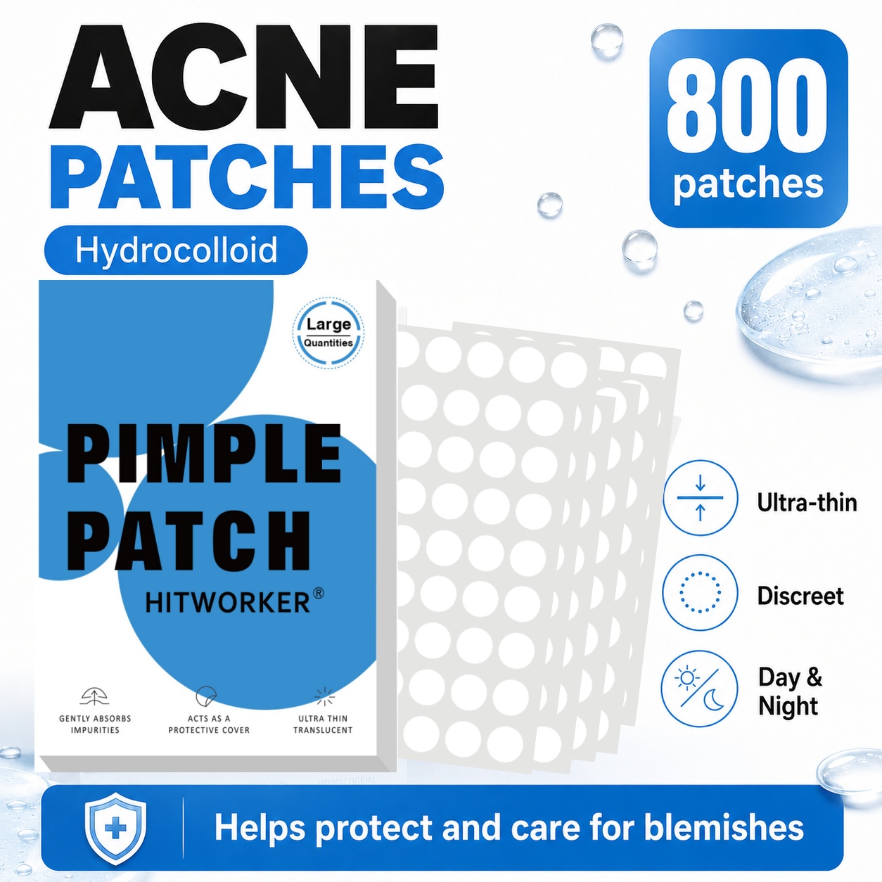 800 Adesivos Hidrocoloides par - Skincare avaliação e preço