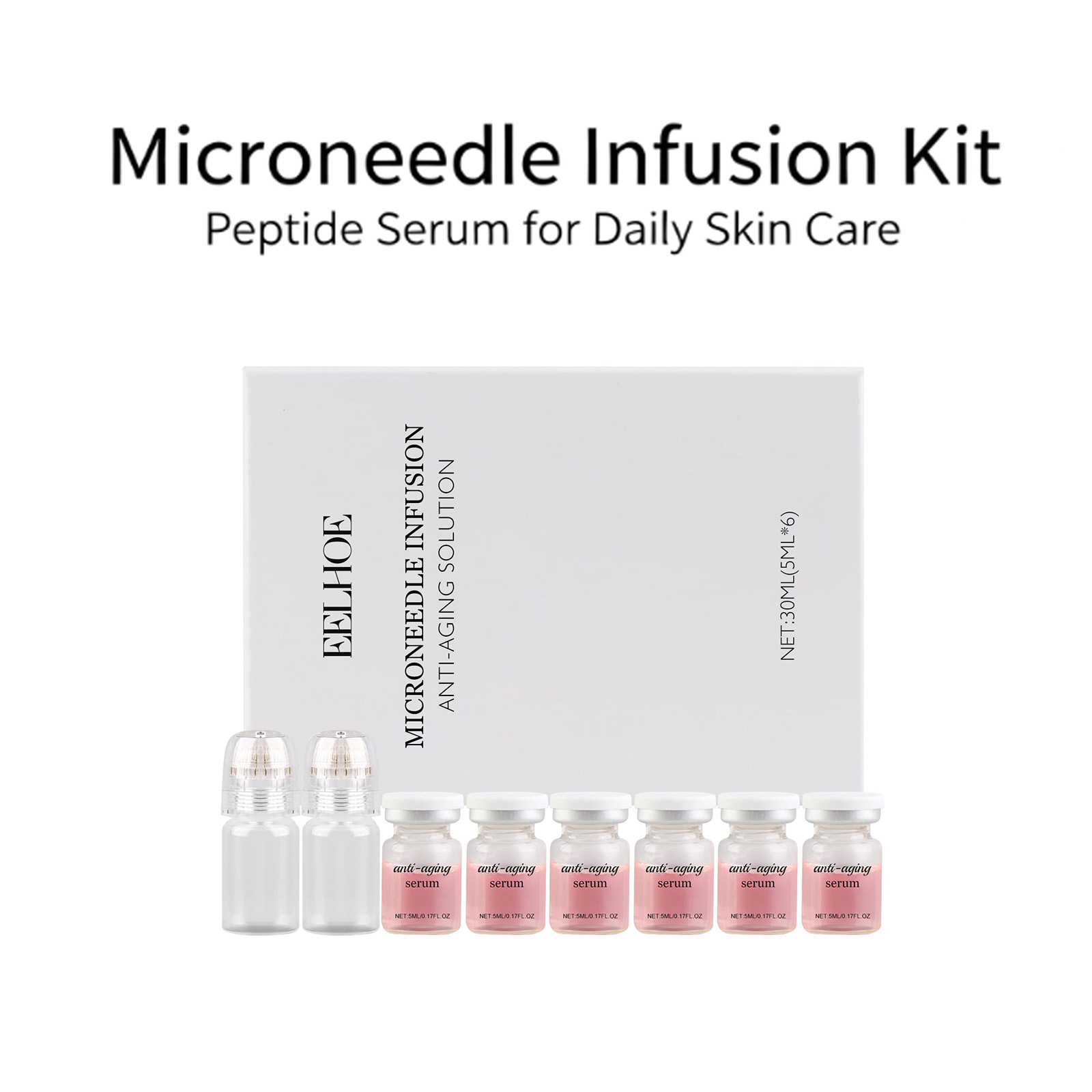 Kit de Sérum com Microagulhas  - Hyaluronic Acid Facial Serum avaliação e preço